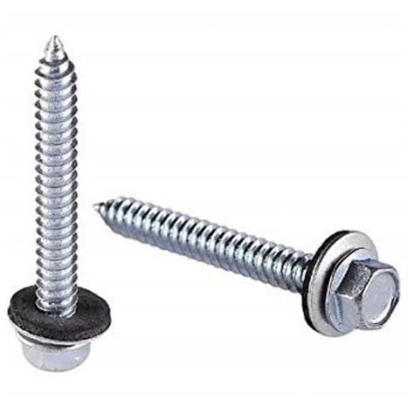 Grip-Rite 5026739 No. 9 x 2 in. 1 lbs Pro-Twist Hex Hex Head Sheet Metal Screws