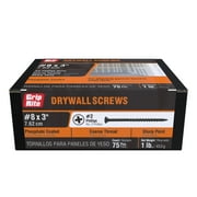 Grip-Rite #8 x 3 in. Phillips Bugle-Head Coarse Thread Sharp Point Drywall to Wood Screw 1 lb.