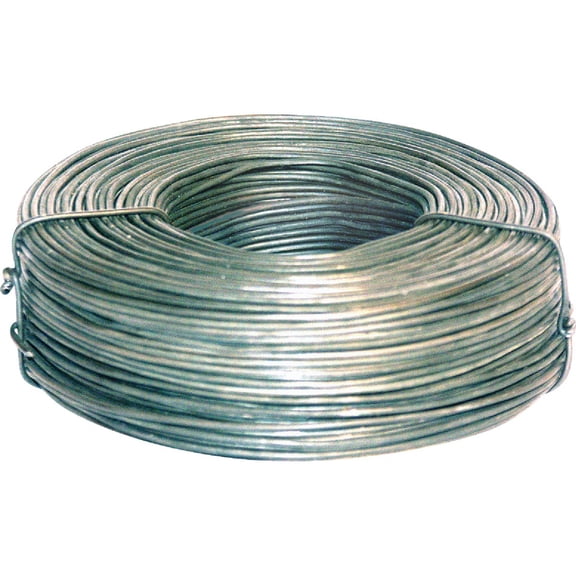 PrimeSource Smooth Coil General Purpose Wire - Galvanized Steel, 9 Gauge, 170' Multicolor Indoor & Outdoor Use, NEC-Compliant
