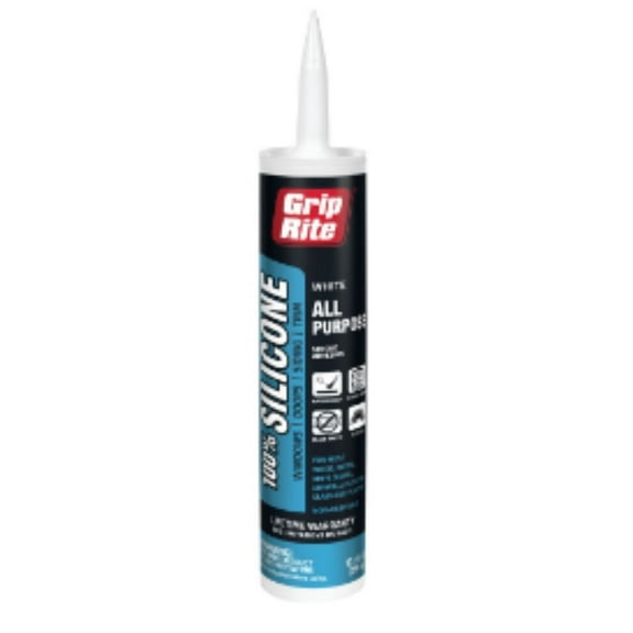 Grip Rite All Purpose Silicone Caulk Clear