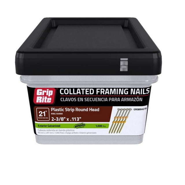 Grip-Rite 21O Plastic 2-3/8" X .113 HG Ring 1M