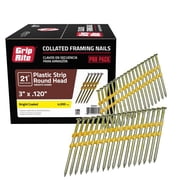 Grip Rite GR301 Plastic Collated Vinyl Coated- 3 x 0.12 x 21 in.