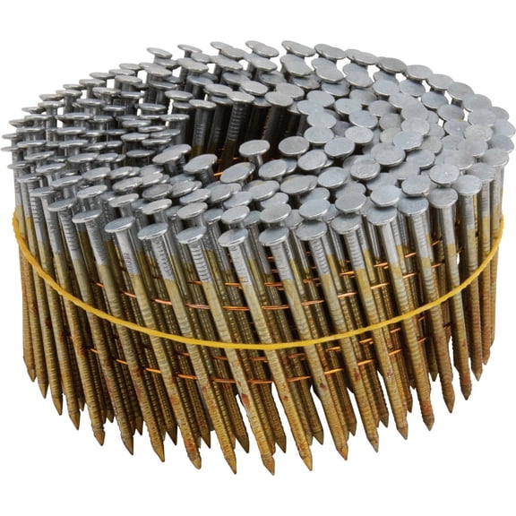 Grip-Rite GRC8RD Wire Coil Framing Nails, Bright