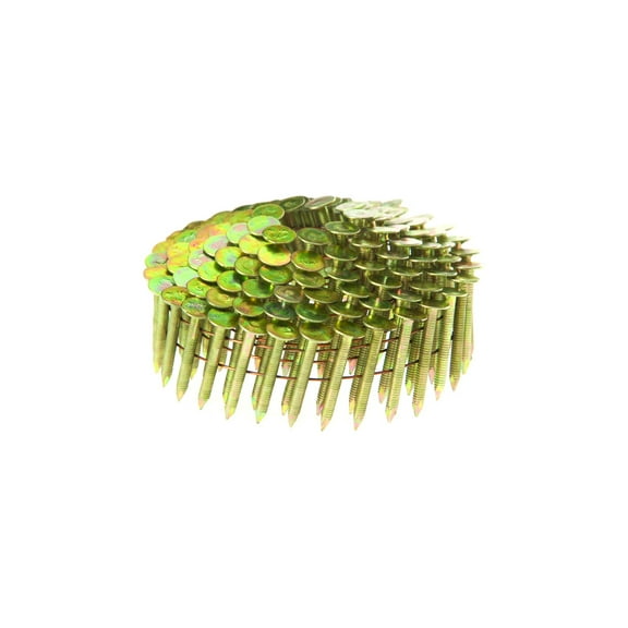 Grip-Rite GRCR3DGAL Angled Coil Roofing Nail, 1-1/4"