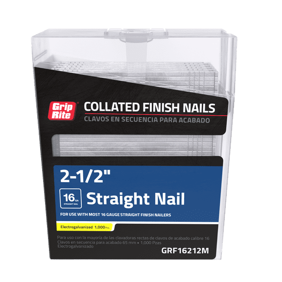 Grip-Rite Finish 16GA 2-1/2" Galv 1M