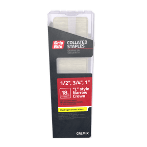 Grip-Rite Narrow Staple 18GA Mix Pack Galv 900CT