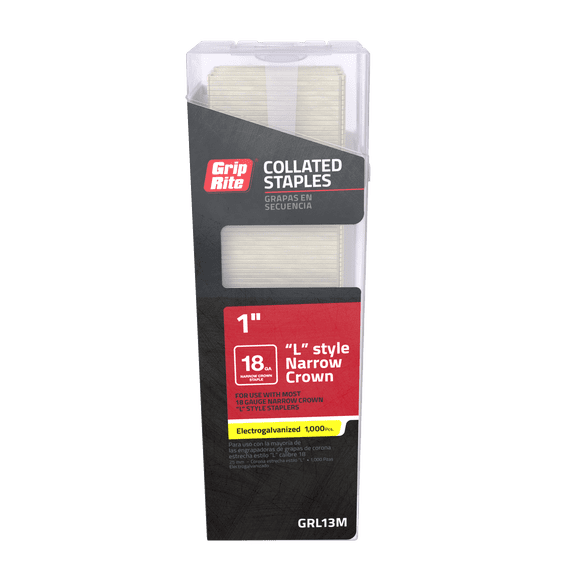 Grip-Rite Narrow Staple 18GA 1/4"X1" Galv 1M