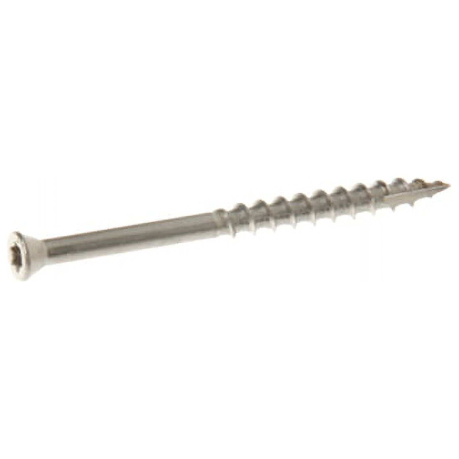 Grip Rite #7 X 1-5/8" Stainless Steel Trim Screws - 1lb Pack, 315 Grade, For Decking, Siding & Trim 9 thumbnail image