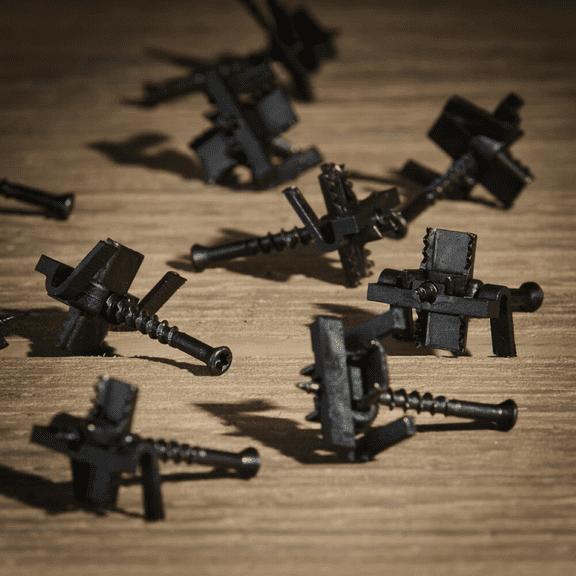 Grip-Rite Ninja Hidden Deck Clip - Pack of 4 Residential Use, Standard Application