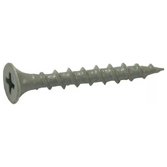 Grip-Rite PTN1S1 Phillips Exterior Screw, Steel, 1 Inch