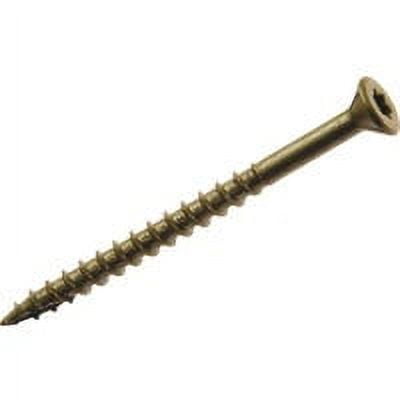 Grip-Rite LP4STGDBK PrimeGuard Plus #10 x 4 In. Gold Star Wood Deck Screw (25 Lb. Pail)