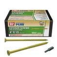 thumbnail image 1 of Grip-Rite 5030515 1 lbs PrimeGuard Plus No. 10 x 4 in. Star Flat Head Deck Screws, Gold - 44 Per Pack - Pack of 12, 1 of 3