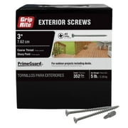 Grip-Rite PrimeGuard Ten #8 x 3 in. Wood to Wood Deck Screw 5 lb.