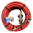 thumbnail image 1 of Goodyear Grip 50ft x 3/8in Rubber Air Hose Tire Chuck Universal Glad Hand 12920, 1 of 5