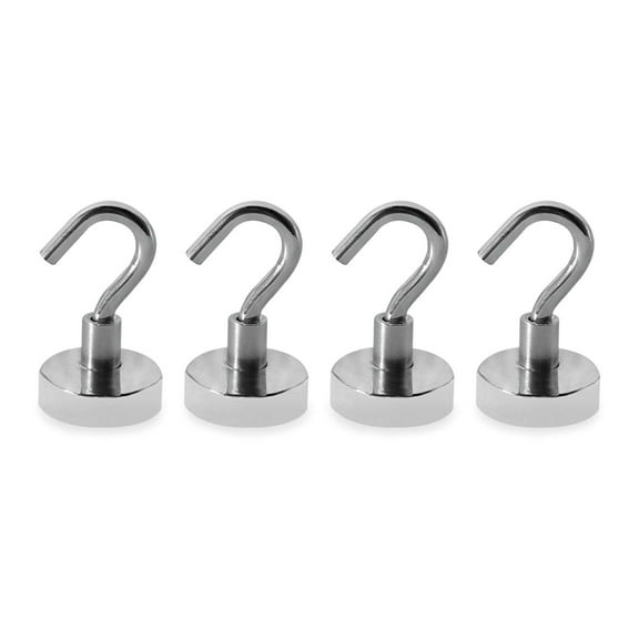 Grip Small Magnetic Hooks 4Pk.