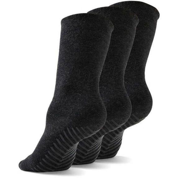 Grip Socks - Non-Slip Socks for Women and Men - Hospital Socks - 3 pairs