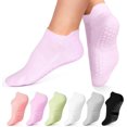 thumbnail image 1 of Grip Socks for Women Pilates Yoga Non Slip Socks with Grips for Barre Hospital Home Athletic 3/4 Pairs Grip Socks, 1 of 5