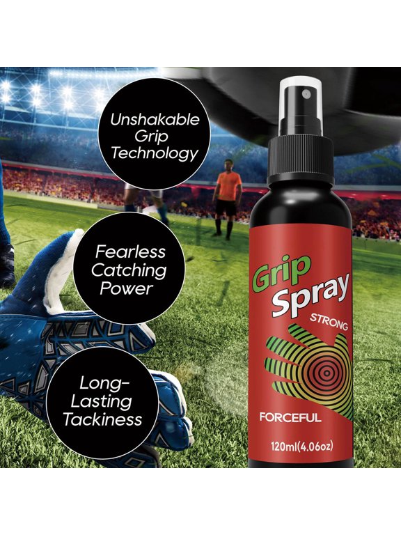 Grip Spray,Glove Grip Spray 4oz Traction Spray for Athlete,Enhanced Court Performance & Anti-Slip Traction for Basketball Shoe Bottom,Football Gloves,Golf,Tennis,Pickleball,Non Toxic,Fast Drying