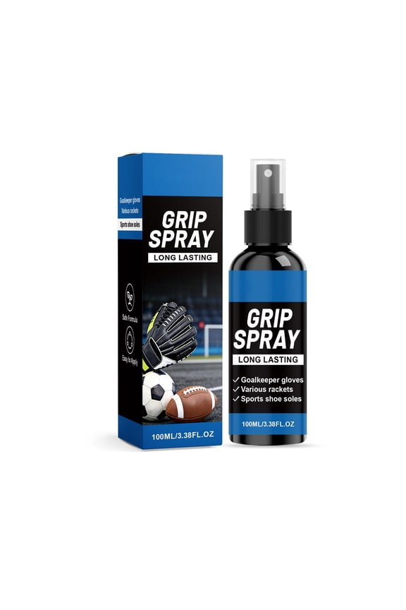 Grip Spray - Improved Version Basketball Shoes Soles Traction Enhancer, Multipurpose Anti-Slip Spray for Football, Baseball, Golf, Various Rackets, Pole Dancing