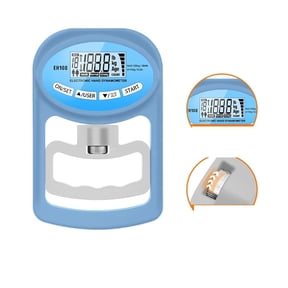 Grip Strength Tester 265Lbs/120Kg Digital Hand Dynamometer Grip Strength Meter USB LCD Screen Hand Grip For Power Training