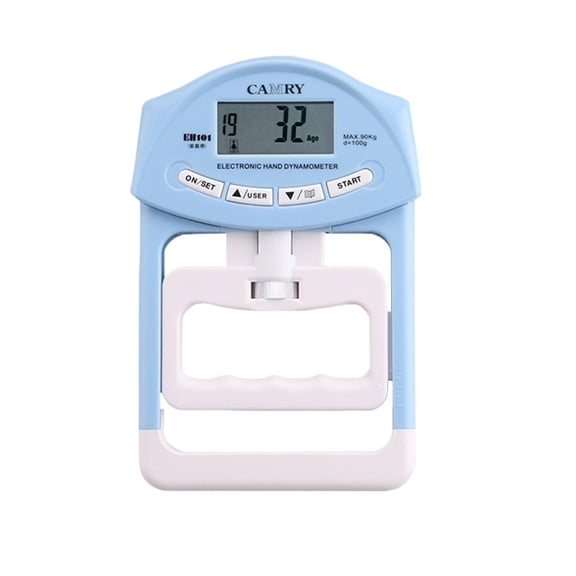 TerraBene Digital Hand Dynamometer, USB LCD Screen, Dual-Function Grip Enhancer Hand Strengtheners upto 268Lbs/120Kg