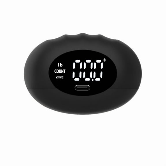 Grip Strength Tester, Digital Grip Strength Trainer, Up to 396lbs Hand Gripper Strengthener for Finger Grip Training B,1 x Grip Strength Tester 1 x Charging cable,Black