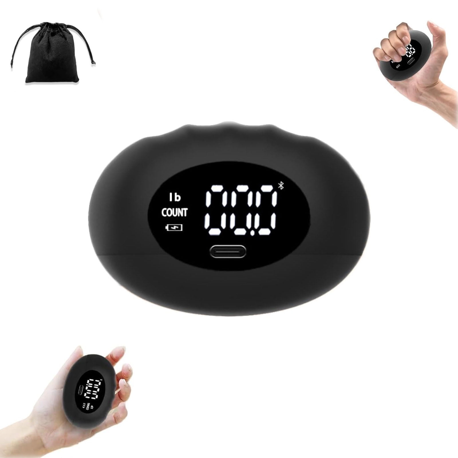 Grip Strength Tester Football, Digital Grip Strength Trainer ...