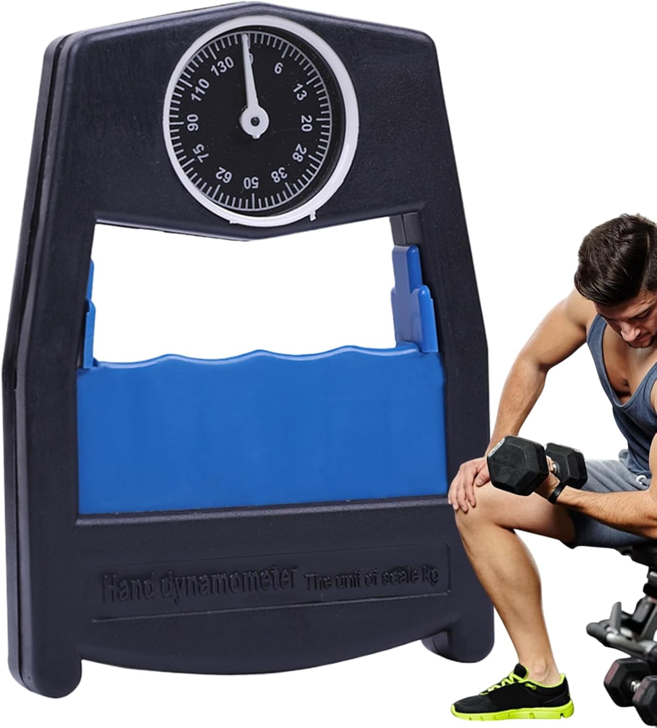 Grip Strength Tester, Hand Dynamometer for Forearm Strengthener ...