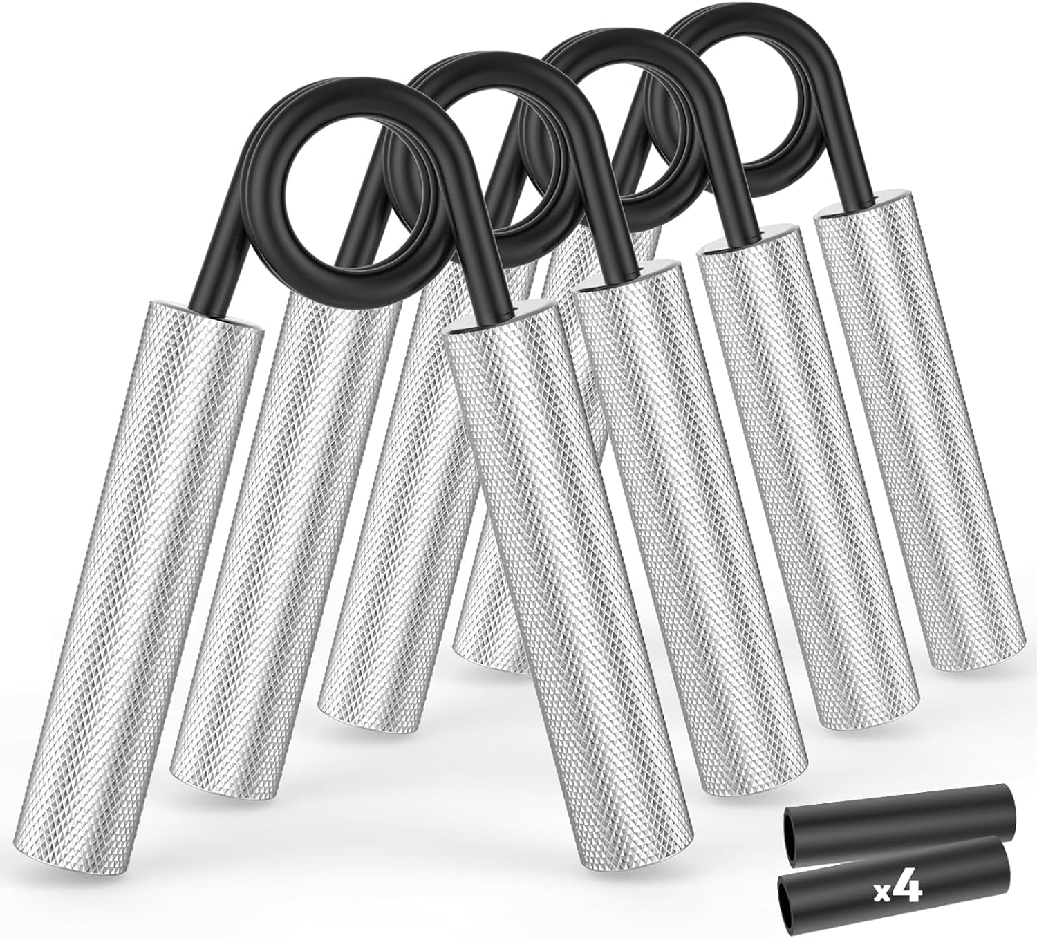 Grip Strength Trainer Pack,50LB-350LB Metal Hand Grip