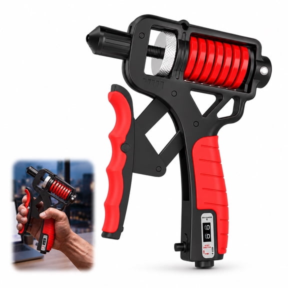 Grip Strength Trainer, Adjustable 10360 lbs Hand Grip Exerciser, Heavy Duty Forearm & Finger Strength Trainer for Home, Gym, Fitness, Climbing & Sports Training