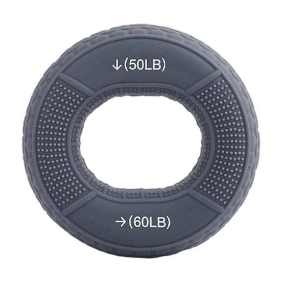 Grip Strength Trainer Hand Exerciser Silicone Rings 30-80 Lbs Resistance for Muscle Training Forearm Workout Rock Climbing Rehabilitation Stress Relief Finger Strengthener Gripper