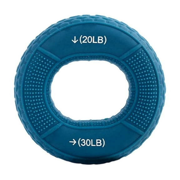 Grip Strength Trainer Hand Exerciser Silicone Rings 30-80 Lbs Resistance for Muscle Training Forearm Workout Rock Climbing Rehabilitation Stress Relief Finger Strengthener Gripper