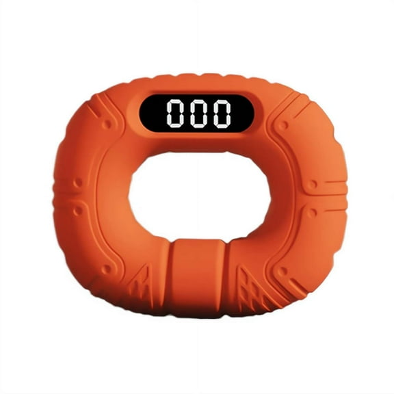 Grip Strength Trainer, Hand Grip Strengthener Ring with LED Counting Display, Silicone Squeezer Gripper for Muscle Strengthening Training
