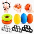 thumbnail image 1 of Grip Strength Trainer Kit, Deally 8 Pack Hand Exerciser & Forearm Strengthener, Finger Stretcher & Squeeze Ball, Hand Gripper Strengthener for Rock Climbing, Guitar, Hand Conditioning, 1 of 6