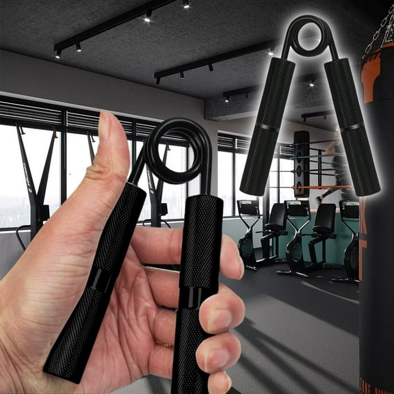 Grip Strength Trainer, Metal Hand Grip Strengthener, Non-Slip Heavy-Duty Forearm Exerciser, Hand Gripper for Muscle Building and Hand Rehabilitation Exercising