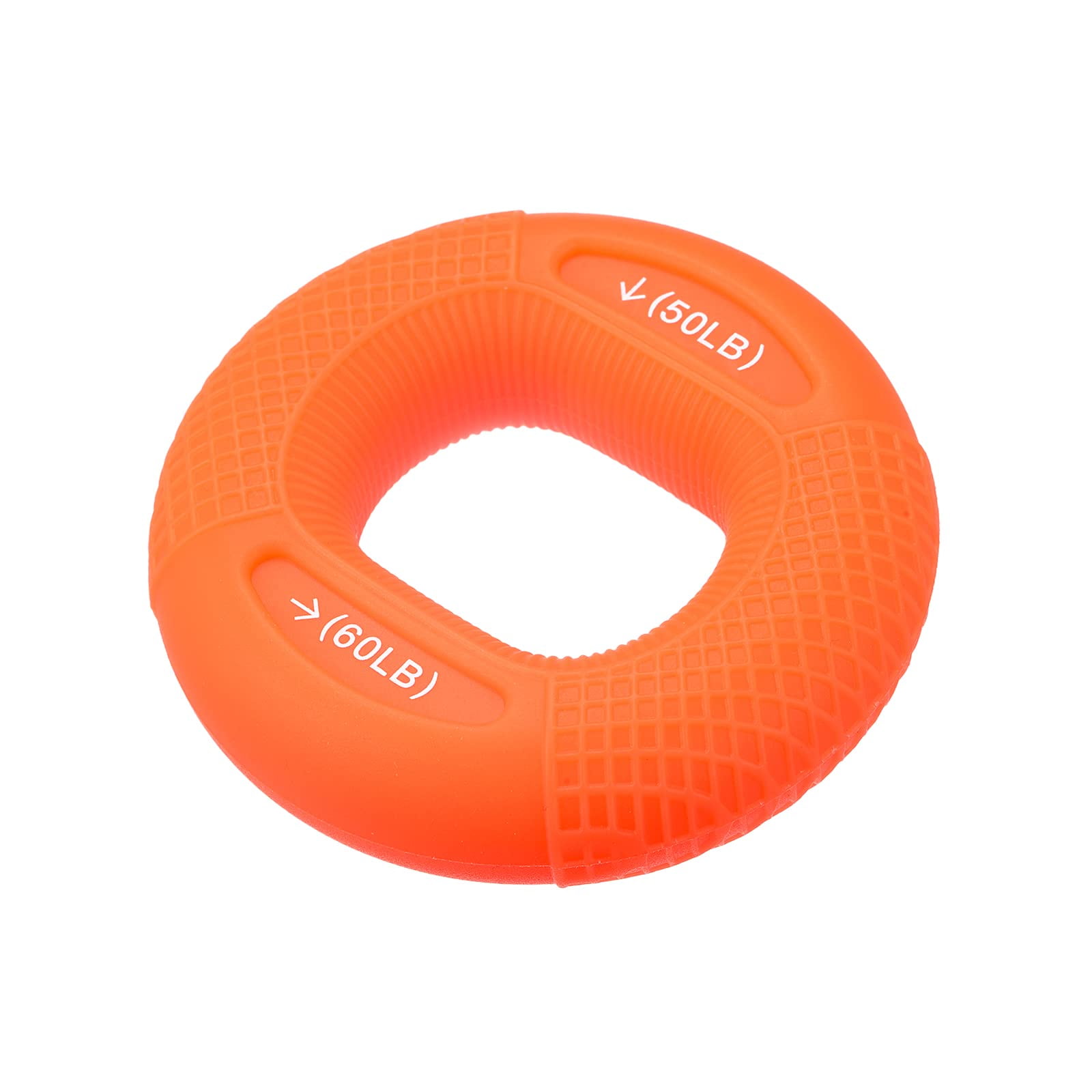 Grip Strength Trainer, Silicone Rings Finger Forearms Exercise, Orange ...