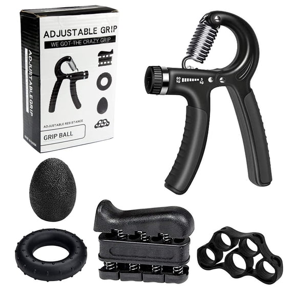 Grip Strengthener Forearm Strengthener Hand Grips Strengthener Kit - 5 Pack Adjustable Resistance
