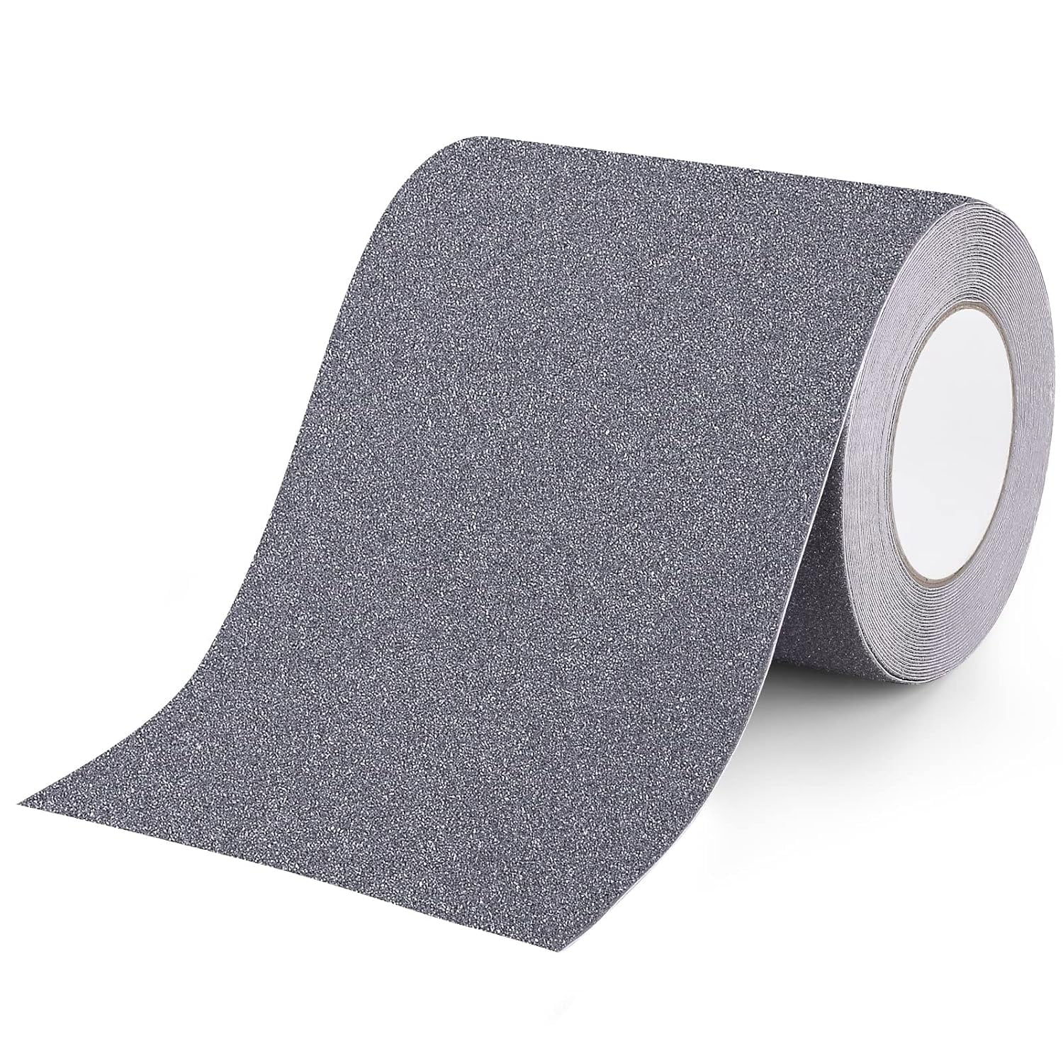 Grip Tape, Anti Slip Tape Outdoor/Indoor Waterproof, Non Slip Tape for Stair Steps, Tread Staircases, Ramps, Skateboards (Grey Tape, 5.9" x 33Ft)