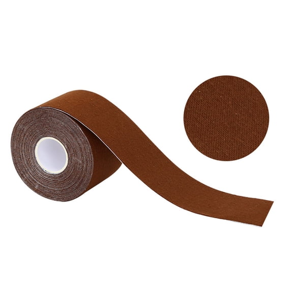 Grip Tape, Brown Sports Support Tape for Wrists Ankles and Hands, Athletic Tape Cotton Wrap for Baseball Hockey and Exercise Training, 1 Roll 2 In x 16.4 Ft