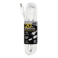thumbnail image 1 of Grip Tight Tools® 20 FT Household Extension Cord, 16-2 SPT, White, 1 of 5