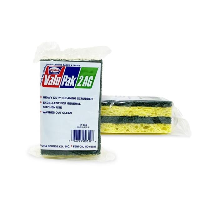 Grip Tight Tools VP2AG Classic Kitchen Sponge with Scrub Side - Pack of ...