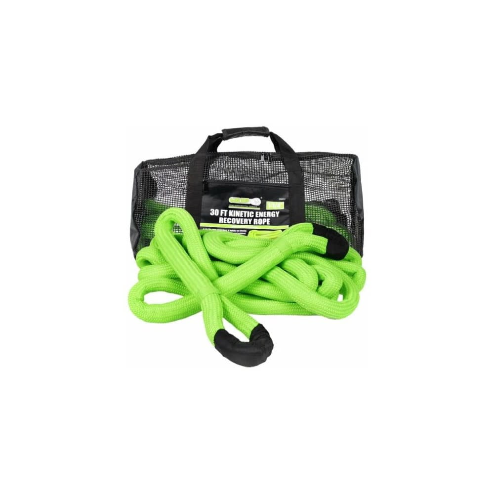 Grip Tools 30' Foot x 11/4" Inch Energy Recovery Tow Rope