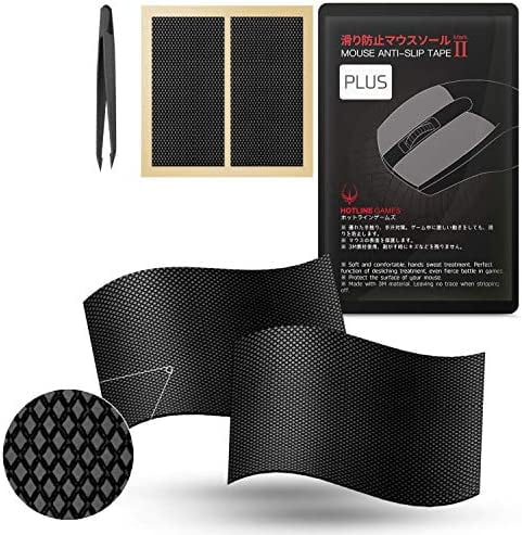 [Grip Upgrade] Hotline Games 2.0 Plus DIY Version Anti Slip Grip Tape for Gaming Mouse,Sweat Resistant,Easy to Apply,Professional Mice Upgrade Kit