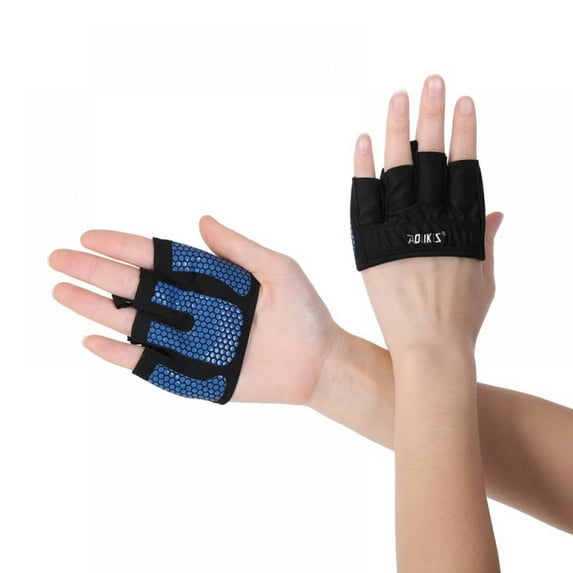 Grip Workout Gloves for Women/ Men, 3mm Padding Gym Gloves for Weightlifting, Kettlebell, Pull-Ups, Row, Cross Training, Yoga and Gymnastics Gloves for Men and Women