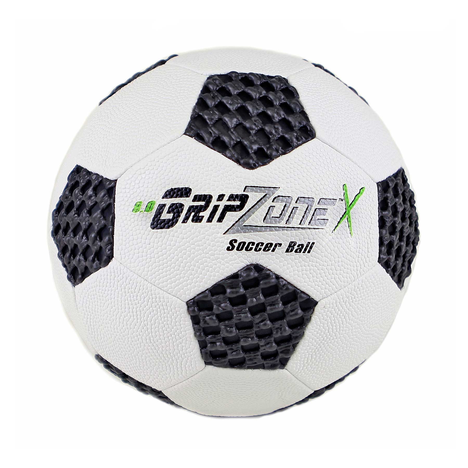 Grip Zone X 8 Soccer Ball Size 4 Black And White Walmart