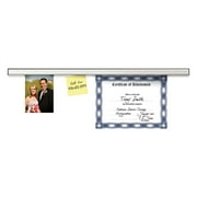 Advantus Grip-A-Strip Display Rail, 48 x 1 1/2, Aluminum Finish -AVT2010