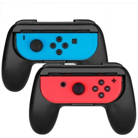 Grip for Nintend Switch Joy-Con, 2-Pack Switch Controller Grip Handle Kit for Nintend Switch Joy-Con (Black)