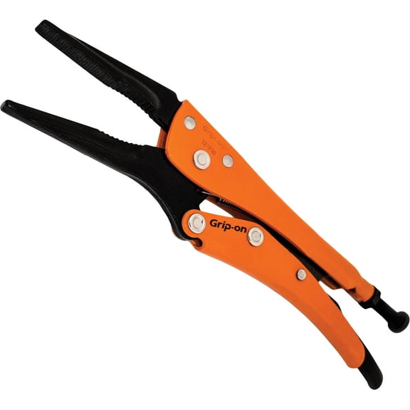 Grip-on GR12710 Universal Locking Long Nose Pliers - 10-Inch