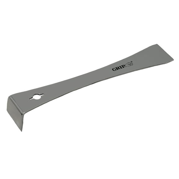 GRIP 9" Stainless Steel Pry Bar & Nail Puller - Pulling, Prying, Scraping - Removes Molding Around Doors, Flooring, Windows