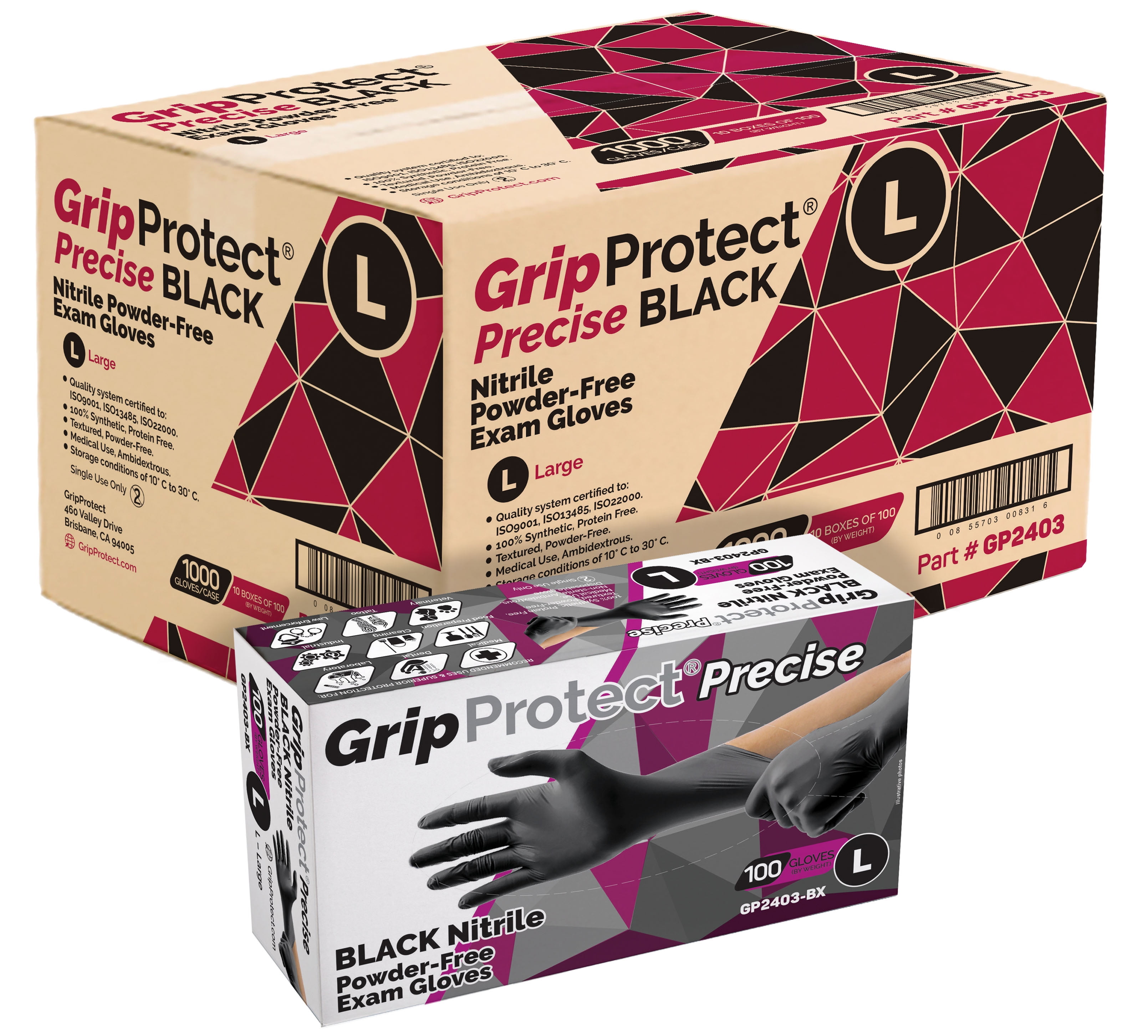 Dr. Protec,Protix, Guanti in Nitrile, Senza Polvere, Taglia XL,100 Pezzi | Leroy Merlin